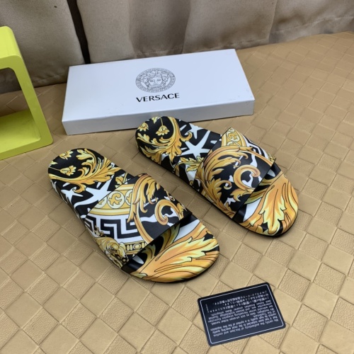 Replica Versace Slippers For Men #1079135 $68.00 USD for Wholesale