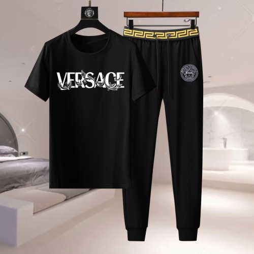 Versace Tracksuits Short Sleeved For Men #1079263 $76.00 USD, Wholesale Replica Versace Tracksuits