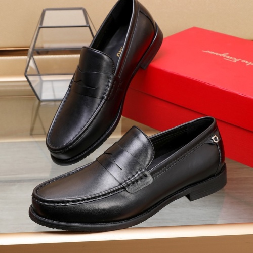Salvatore Ferragamo Leather Shoes For Men #1079324 $98.00 USD, Wholesale Replica Salvatore Ferragamo Leather Shoes