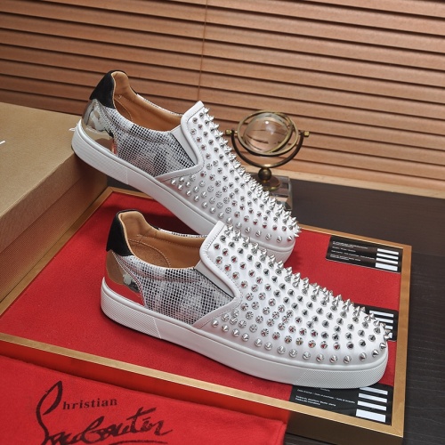 Replica Christian Louboutin Casual Shoes For Men #1079350 $98.00 USD for Wholesale