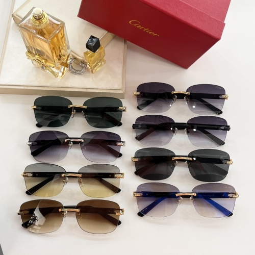 Replica Cartier AAA Quality Sunglassess #1079526 $52.00 USD for Wholesale