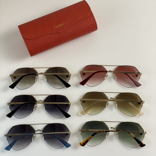 Replica Cartier AAA Quality Sunglassess #1079555 $45.00 USD for Wholesale