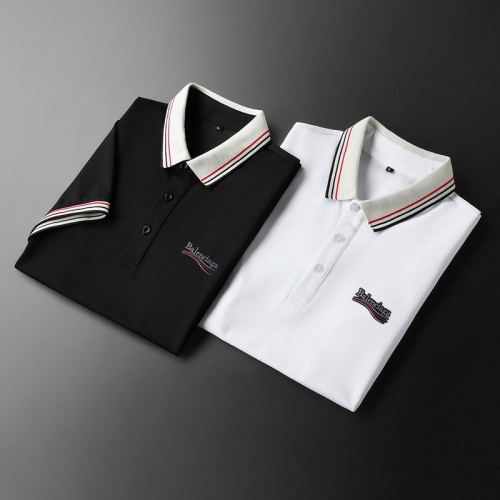 Replica Balenciaga T-Shirts Short Sleeved For Men #1079592 $40.00 USD for Wholesale