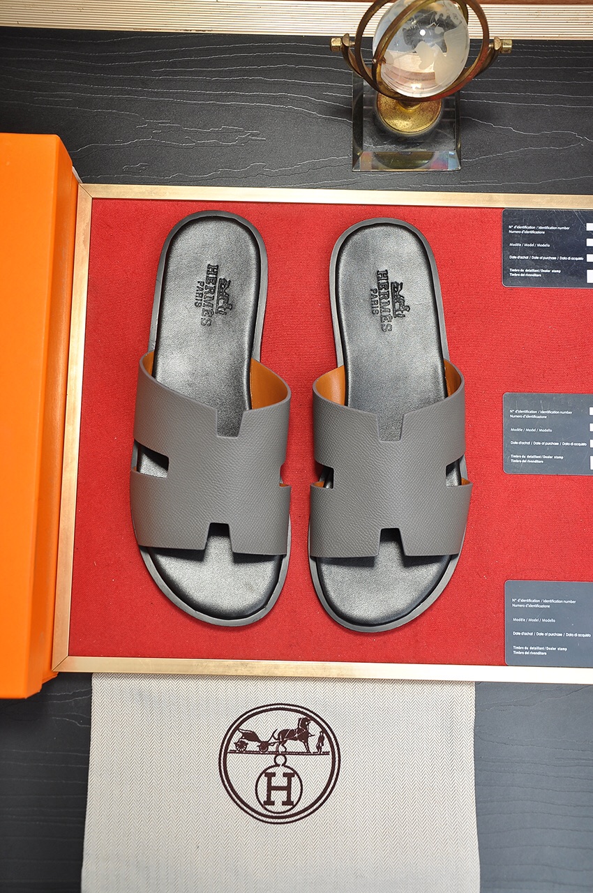 Hermes Slippers For Men 1076400 52.00 USD, Wholesale Replica Hermes