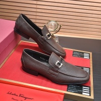 $102.00 USD Salvatore Ferragamo Leather Shoes For Men #1070677