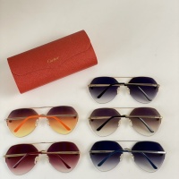 $68.00 USD Cartier AAA Quality Sunglassess #1073480