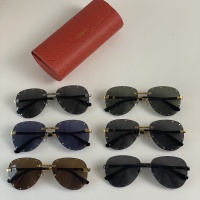 $72.00 USD Cartier AAA Quality Sunglassess #1073503