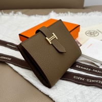 $48.00 USD Hermes AAA Quality Wallets #1076645