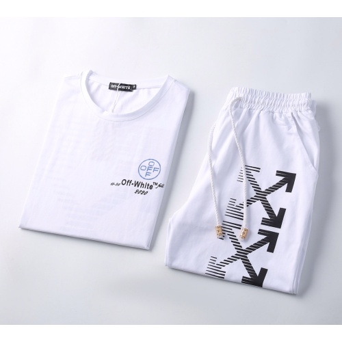 Replica Off-White Tracksuits Short Sleeved For Men #1079761 $45.00 USD for Wholesale