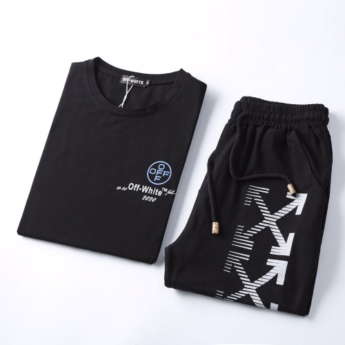 Replica Off-White Tracksuits Short Sleeved For Men #1079762 $45.00 USD for Wholesale