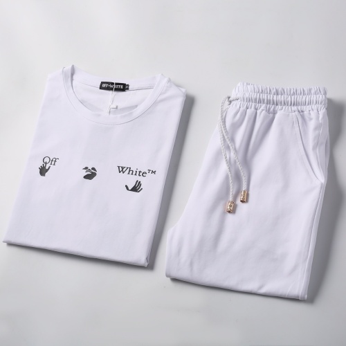 Replica Off-White Tracksuits Short Sleeved For Men #1079765 $45.00 USD for Wholesale