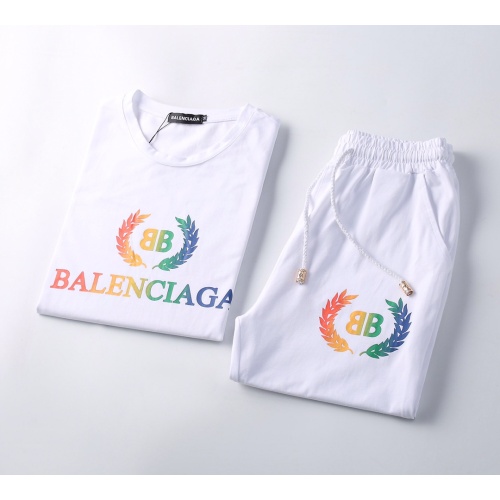 Replica Balenciaga Fashion Tracksuits Short Sleeved For Men #1079767 $45.00 USD for Wholesale