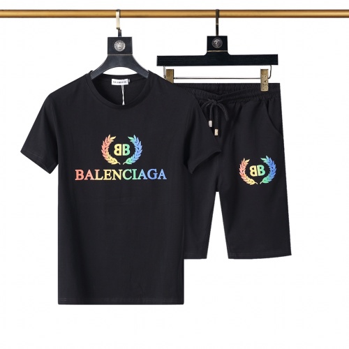 Balenciaga Fashion Tracksuits Short Sleeved For Men #1079768 $45.00 USD, Wholesale Replica Balenciaga Fashion Tracksuits