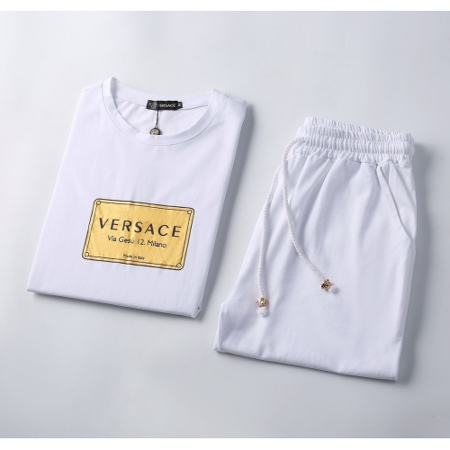 Replica Versace Tracksuits Short Sleeved For Men #1079783 $45.00 USD for Wholesale
