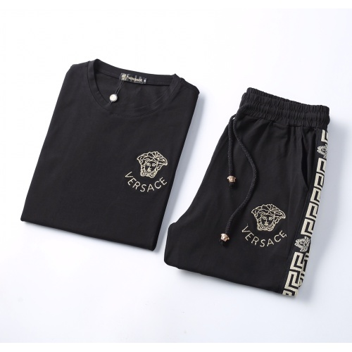 Replica Versace Tracksuits Short Sleeved For Men #1079786 $45.00 USD for Wholesale