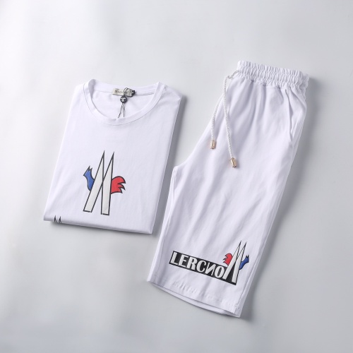 Replica Moncler Tracksuits Short Sleeved For Men #1079789 $45.00 USD for Wholesale