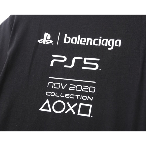 Replica Balenciaga T-Shirts Short Sleeved For Men #1080036 $25.00 USD for Wholesale