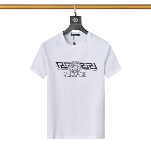 Versace T-Shirts Short Sleeved For Men #1080071 $25.00 USD, Wholesale Replica Versace T-Shirts
