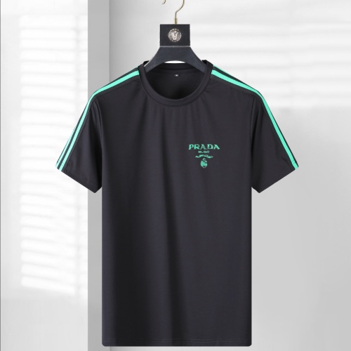 Replica Prada Tracksuits Short Sleeved For Men #1080330 $80.00 USD for Wholesale