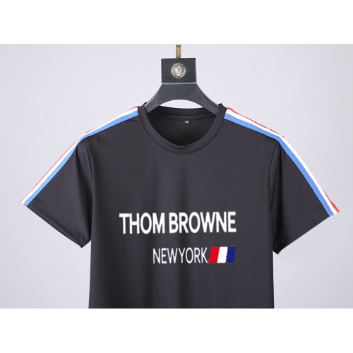 Replica Thom Browne TB Tracksuits Short Sleeved For Men #1080336 $80.00 USD for Wholesale