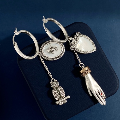 Replica Alexander McQueen Earrings For Women #1080505 $36.00 USD for Wholesale