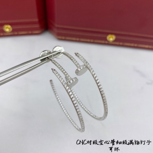 Cartier Earrings For Women #1080602 $60.00 USD, Wholesale Replica Cartier Earrings