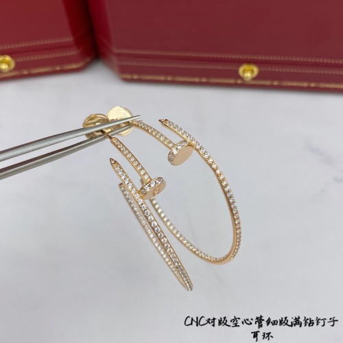 Cartier Earrings For Women #1080603 $60.00 USD, Wholesale Replica Cartier Earrings