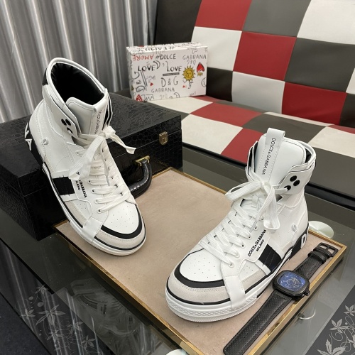 Replica D&G High Top Shoes For Men #1080624 $92.00 USD for Wholesale