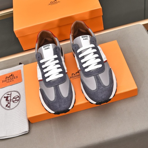 Replica Hermes Casual Shoes For Men #1080633 $80.00 USD for Wholesale