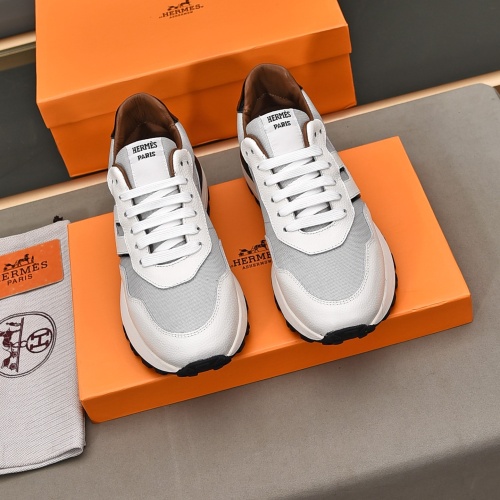 Replica Hermes Casual Shoes For Men #1080636 $80.00 USD for Wholesale