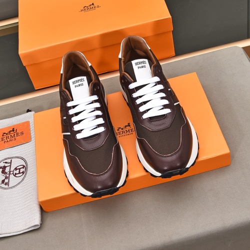 Replica Hermes Casual Shoes For Men #1080638 $80.00 USD for Wholesale