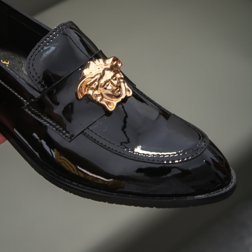 Replica Versace Leather Shoes For Men #1080755 $76.00 USD for Wholesale