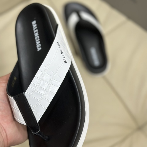 Replica Balenciaga Slippers For Men #1080979 $45.00 USD for Wholesale