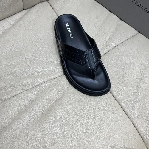 Replica Balenciaga Slippers For Men #1080980 $45.00 USD for Wholesale