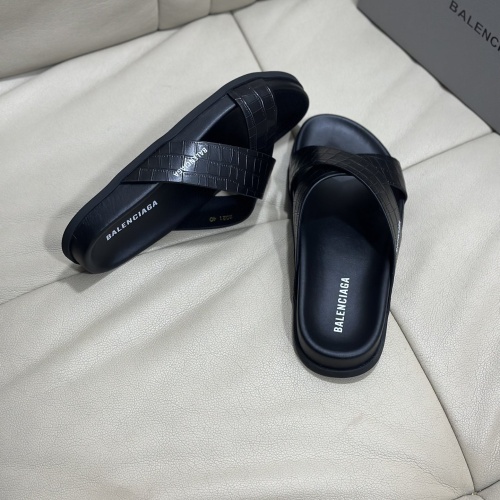 Replica Balenciaga Slippers For Men #1080982 $45.00 USD for Wholesale
