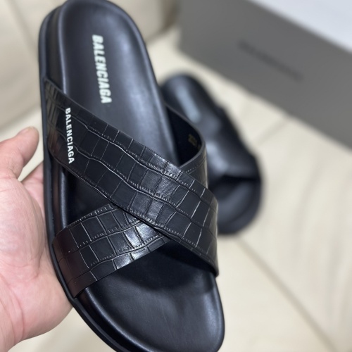 Replica Balenciaga Slippers For Men #1080982 $45.00 USD for Wholesale