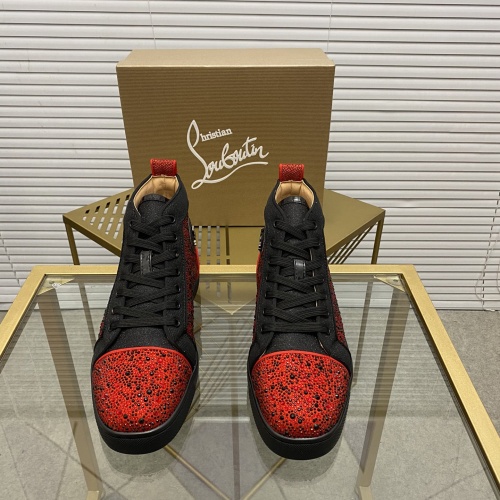 Replica Christian Louboutin High Top Shoes For Women #1081003 $96.00 USD for Wholesale
