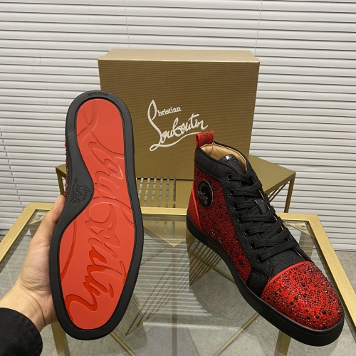 Replica Christian Louboutin High Top Shoes For Women #1081003 $96.00 USD for Wholesale