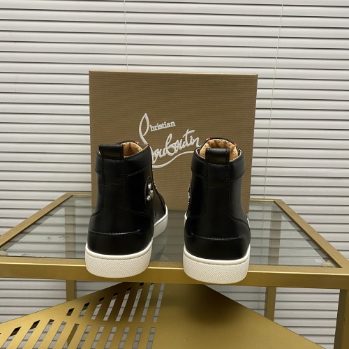 Replica Christian Louboutin High Top Shoes For Men #1081006 $92.00 USD for Wholesale
