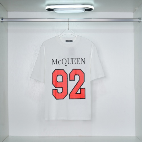 Alexander McQueen T-shirts Short Sleeved For Unisex #1081048 $32.00 USD, Wholesale Replica Alexander McQueen T-shirts
