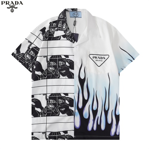 Prada Shirts Short Sleeved For Men #1081284