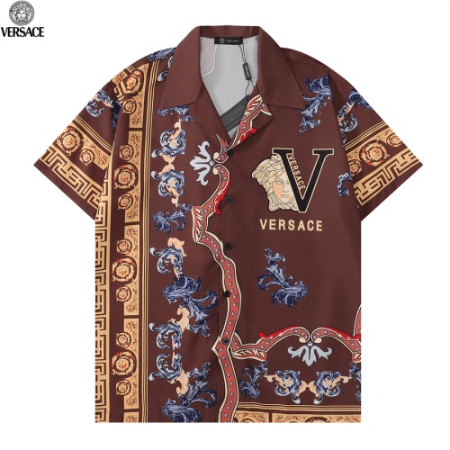 Versace Shirts Short Sleeved For Men #1081287
