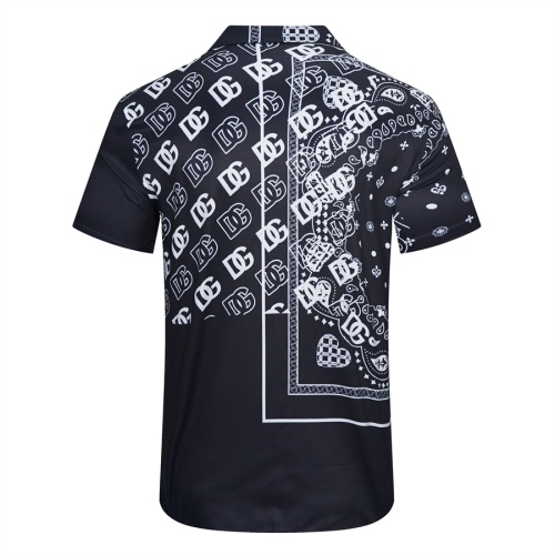 Replica Dolce & Gabbana D&G Shirts Short Sleeved For Men #1081297 $36.00 USD for Wholesale