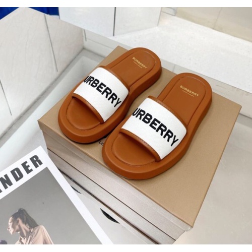 Replica Burberry Slippers For Women #1081852 $68.00 USD for Wholesale