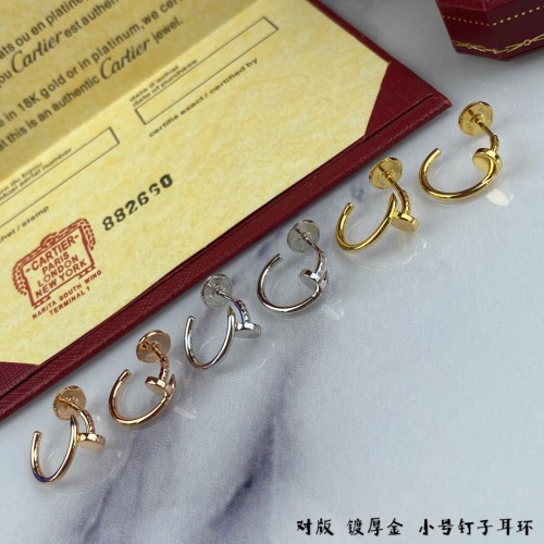 Replica Cartier Earrings For Women #1081949 $45.00 USD for Wholesale