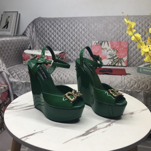 Replica Dolce & Gabbana D&G Sandal For Women #1082086 $150.00 USD for Wholesale
