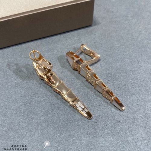 Replica Bvlgari Earrings For Women #1082306 $85.00 USD for Wholesale