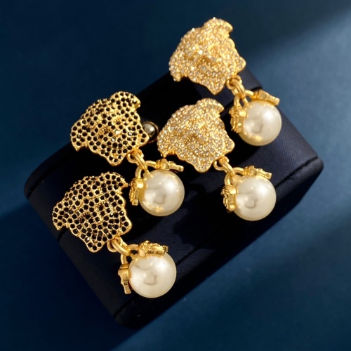 Replica Versace Earrings For Women #1082418 $32.00 USD for Wholesale