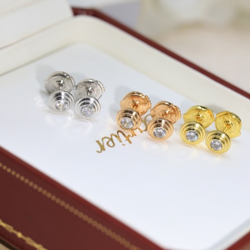 Replica Cartier Earrings For Women #1082518 $34.00 USD for Wholesale