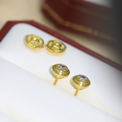 Replica Cartier Earrings For Women #1082521 $34.00 USD for Wholesale